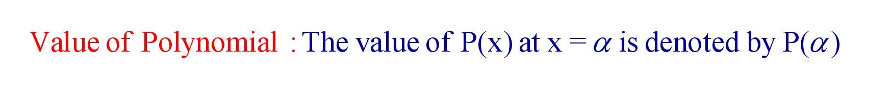 Value Polynomial