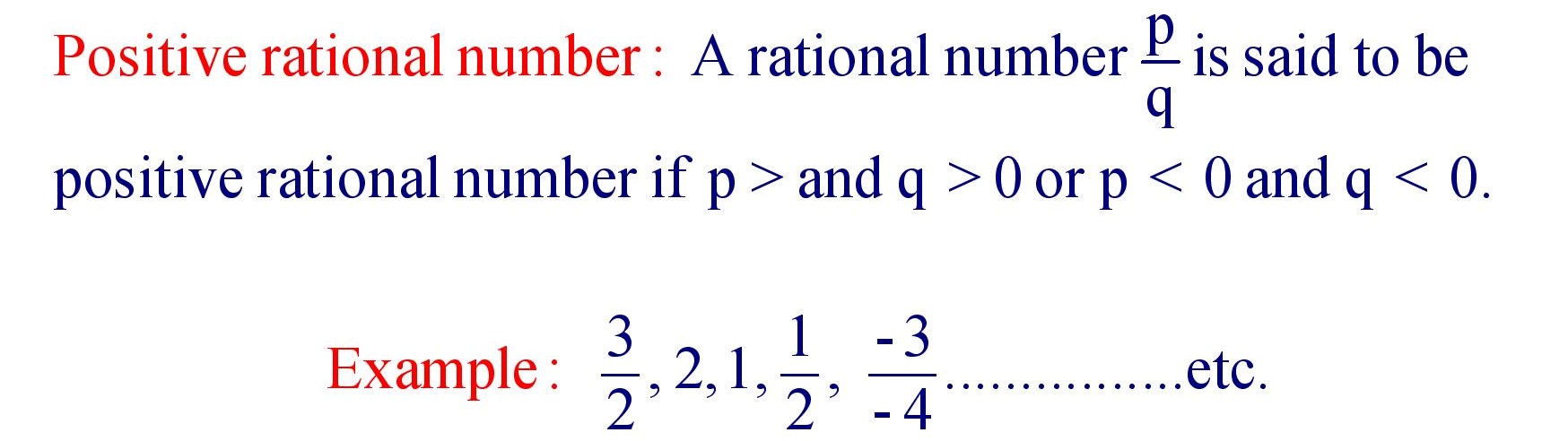 Positive Rational Number