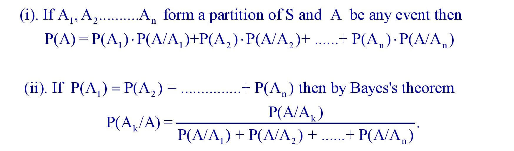 Bayes' s Theorem