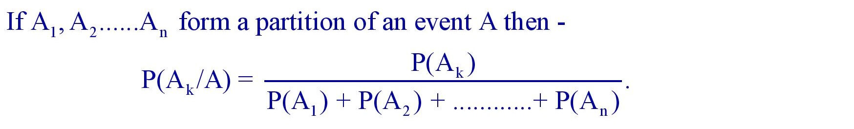 Special Case of Bayes's Theorem