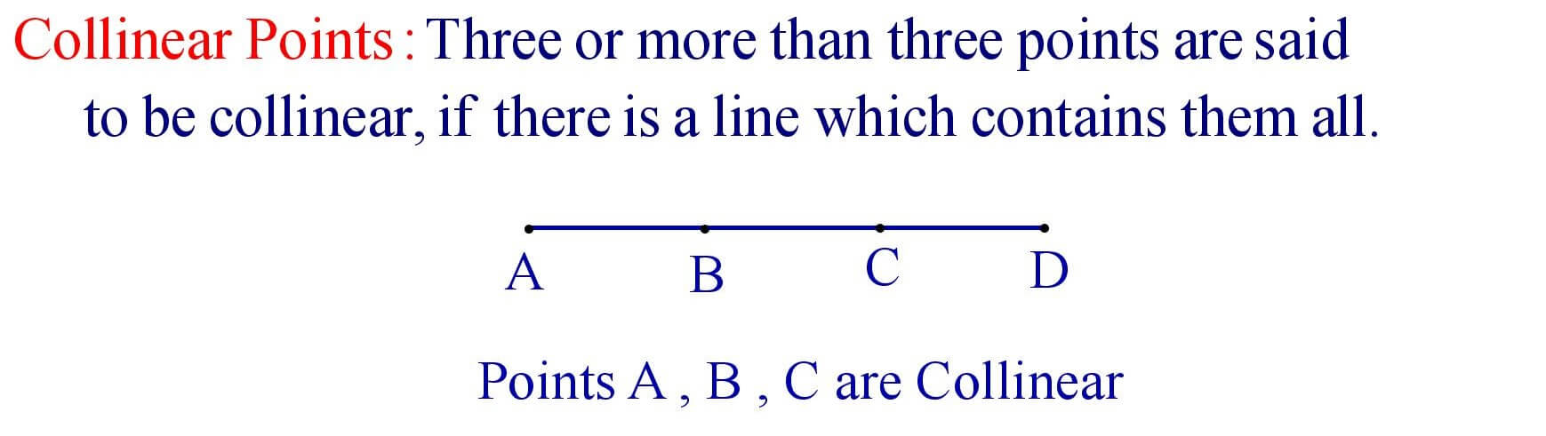 Collinear Points