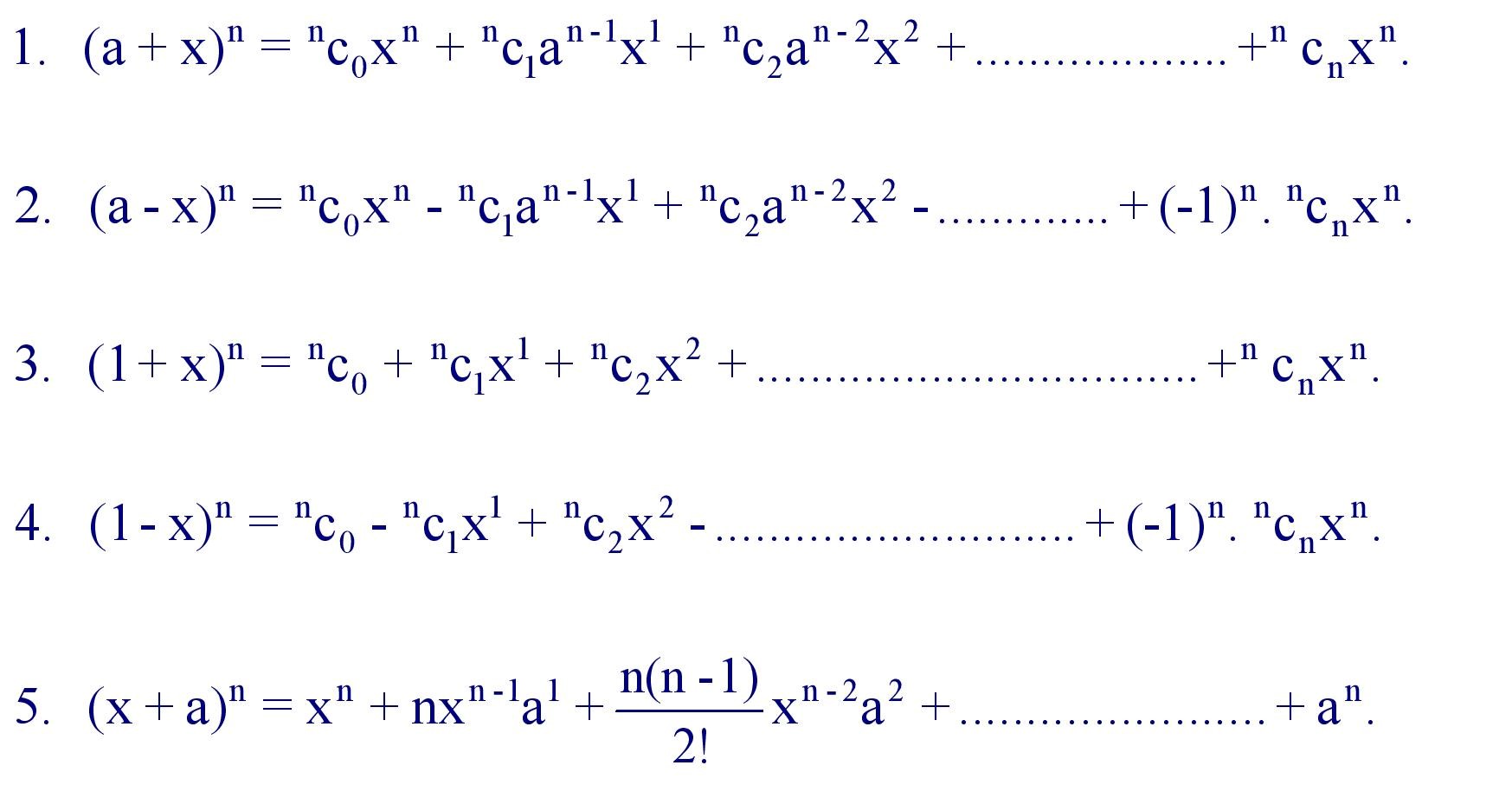 binomial-theorem-formula-for-11th-class-formula-in-maths