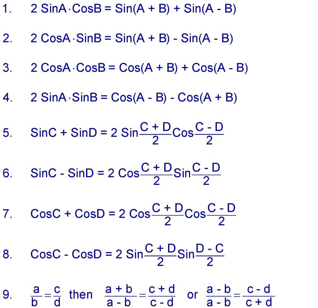 Transformations Formula » Formula In Maths