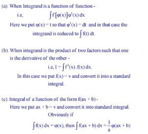 Integration Formula » Formula In Maths